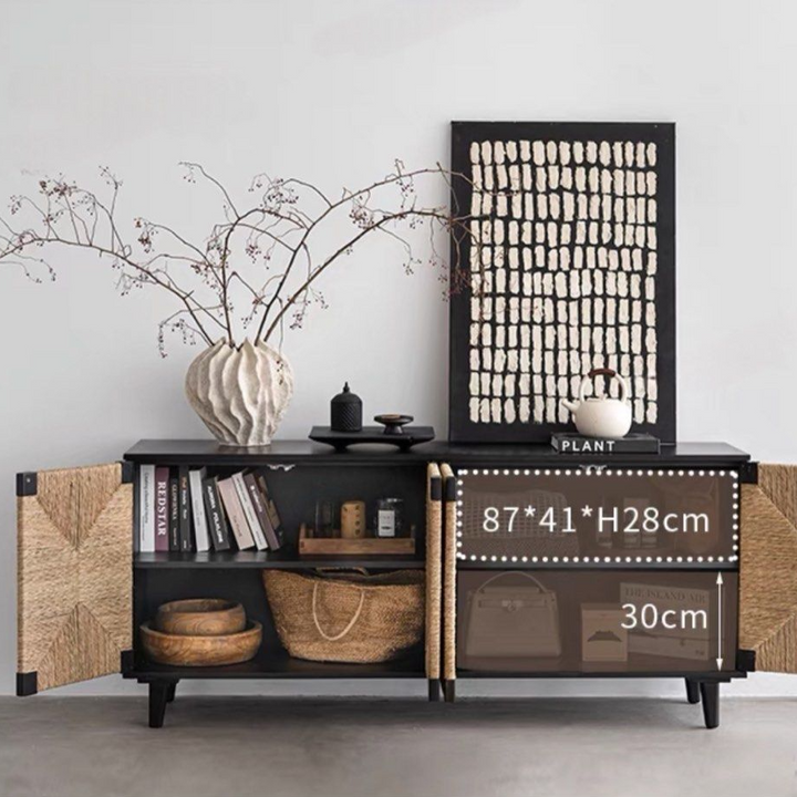 GAEL Vintage Rattan Sideboard