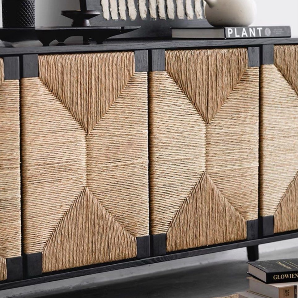 GAEL Vintage Rattan Sideboard