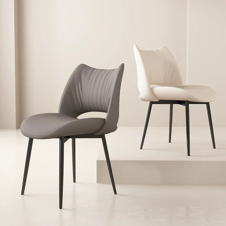 QUINZEL Modern Leather Dining Chair