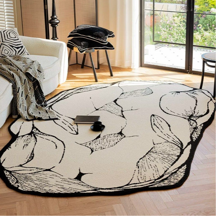 ALJEO Modern Waterproof Rug
