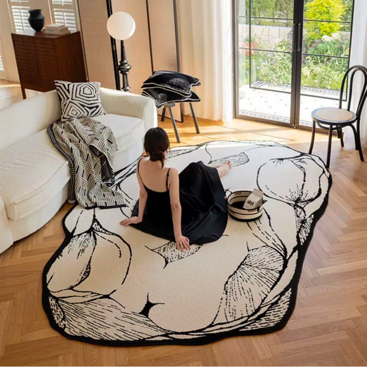 ALJEO Modern Waterproof Rug