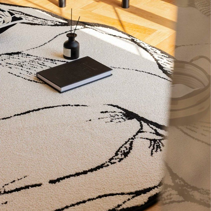 ALJEO Modern Waterproof Rug