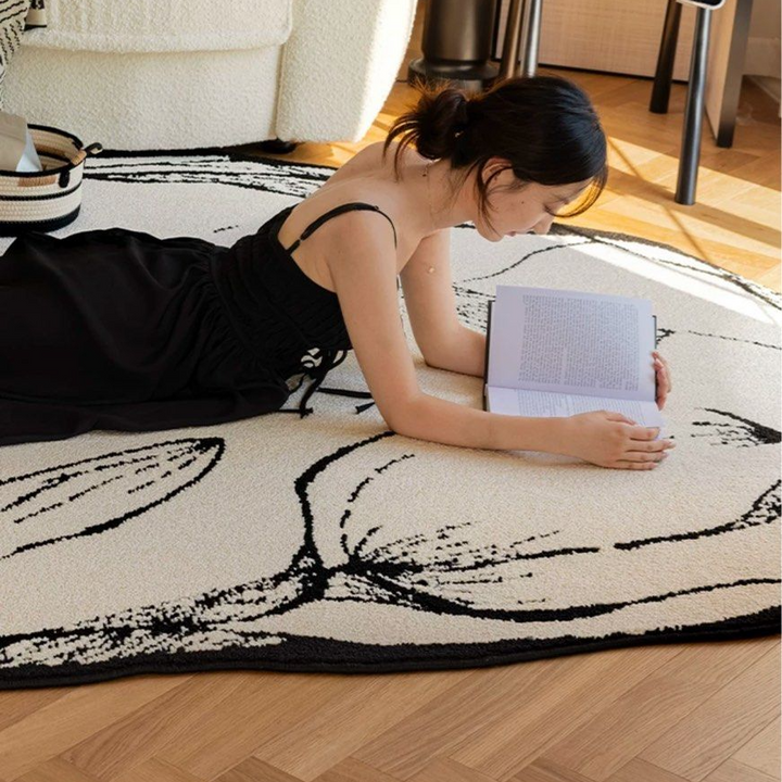 ALJEO Modern Waterproof Rug