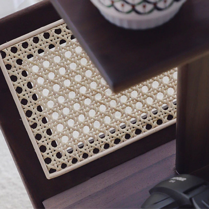 RAMOS End Table with Mini Bookcase