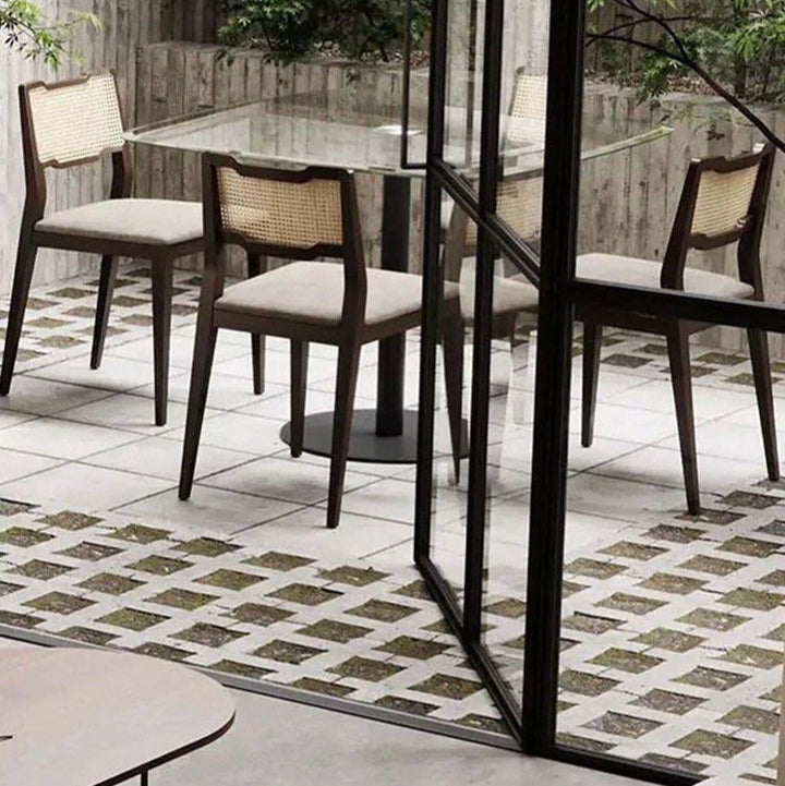 RONAN Mid-Century Solid Wood Dining Chair - Radical Homes Singapore