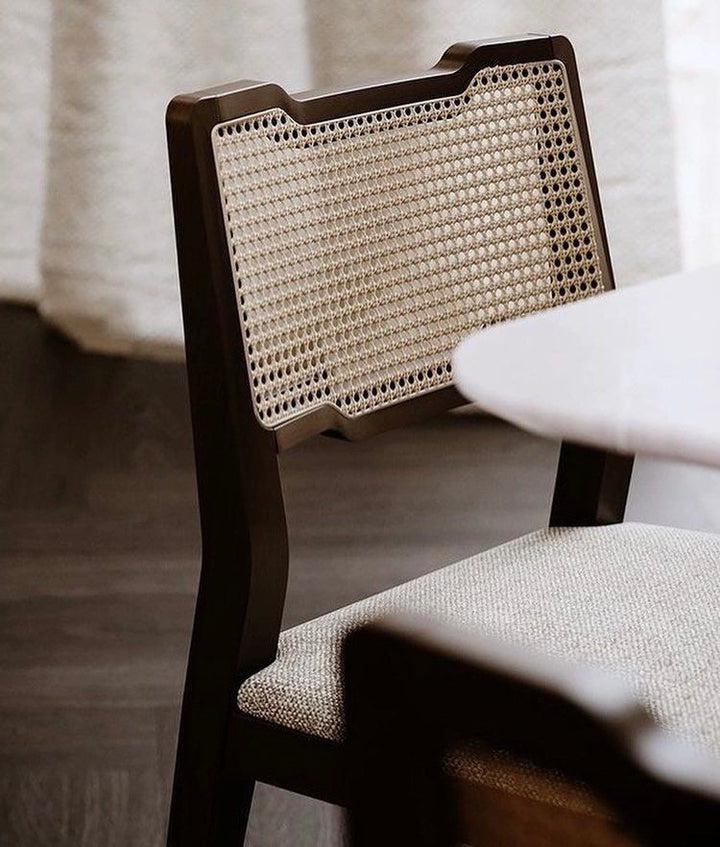 RONAN Mid-Century Solid Wood Dining Chair - Radical Homes Singapore