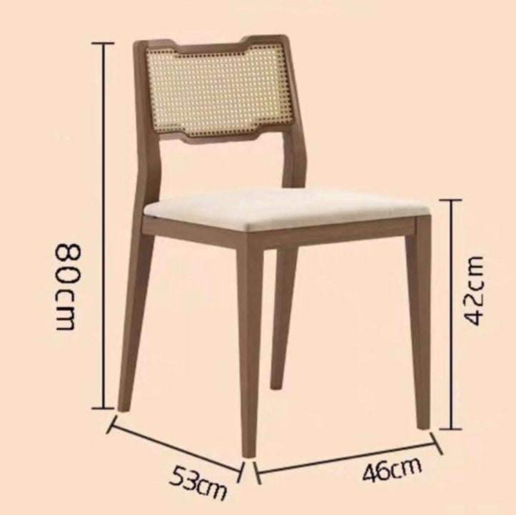 RONAN Mid-Century Solid Wood Dining Chair - Radical Homes Singapore
