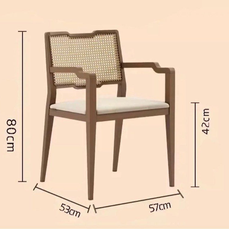 RONAN Mid-Century Solid Wood Dining Chair - Radical Homes Singapore