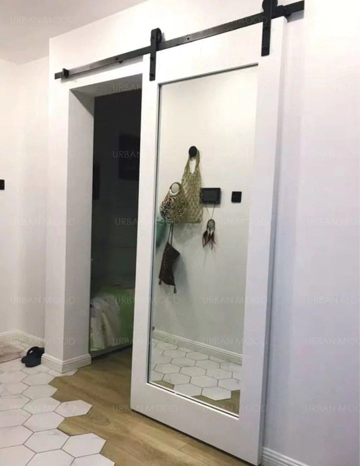 SELENA Rustic Sliding Mirror Door