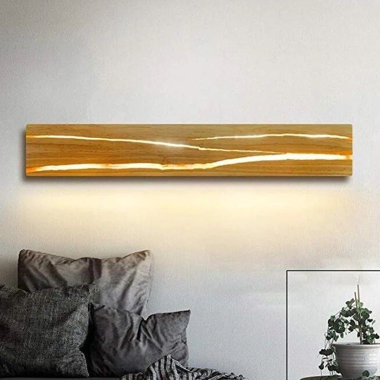 SEO Rotatable Wooden Wall Lamp