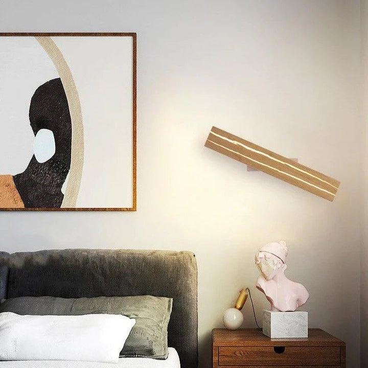SEO Rotatable Wooden Wall Lamp