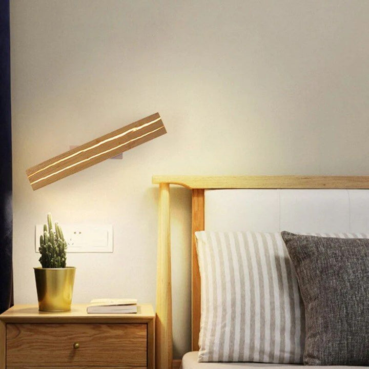 SEO Rotatable Wooden Wall Lamp