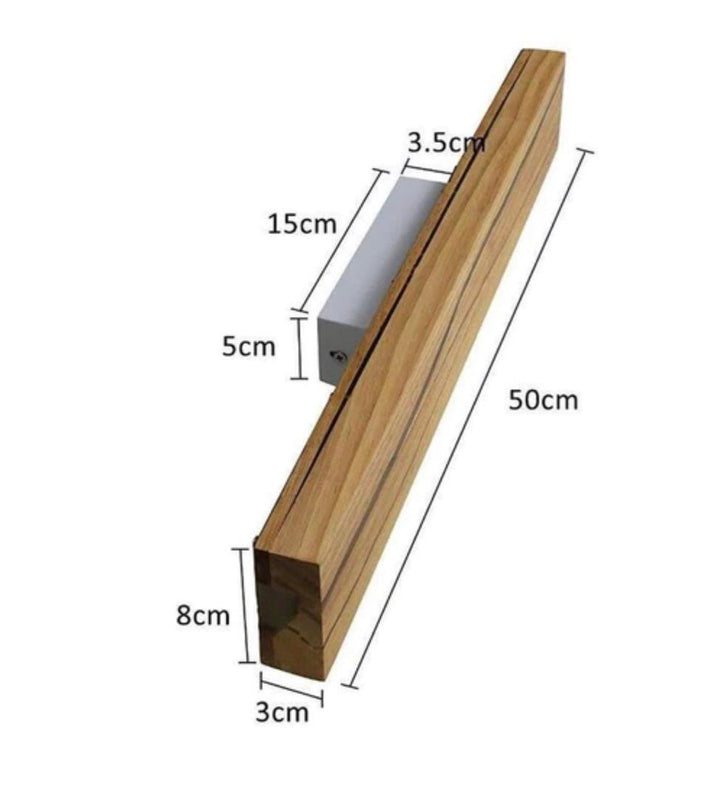 SEO Rotatable Wooden Wall Lamp