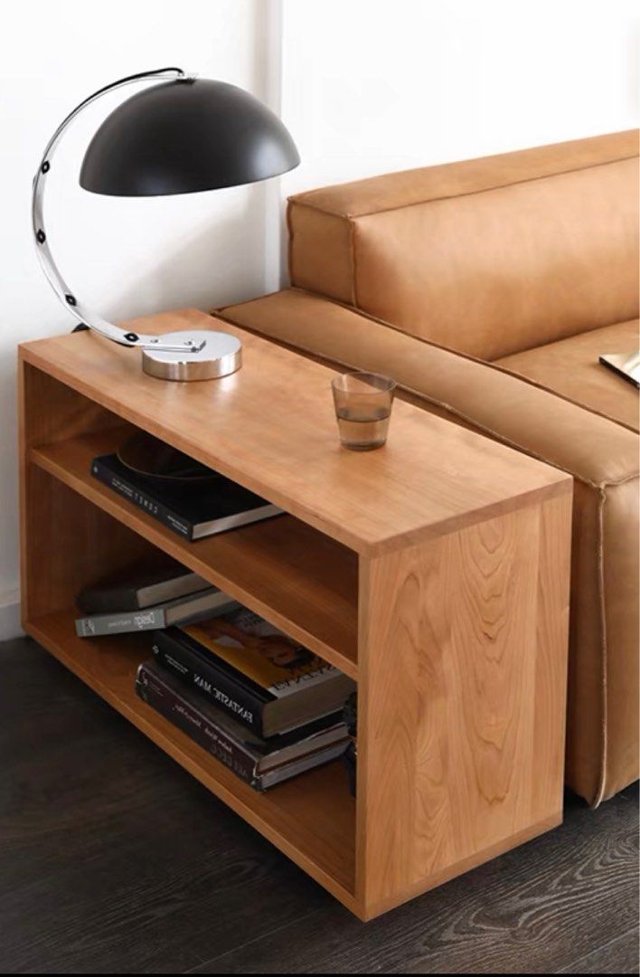 TINA Modern Oak Wood Side Table
