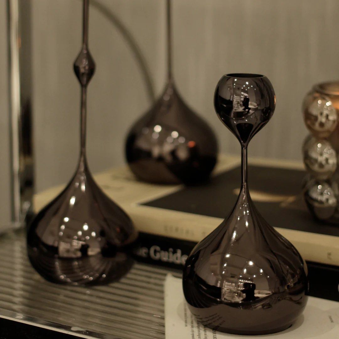 SERGIO 3 Piece Iron Candlestick Set