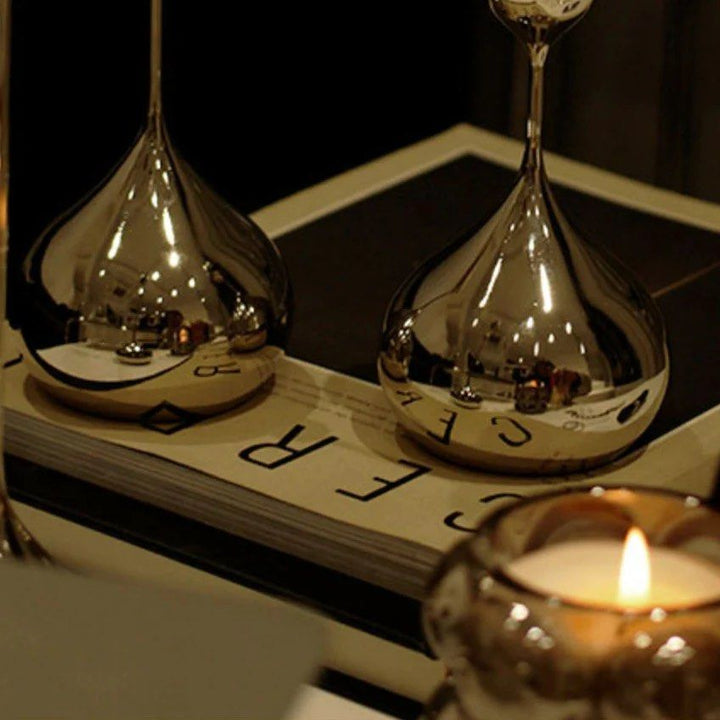 SERGIO 3 Piece Iron Candlestick Set