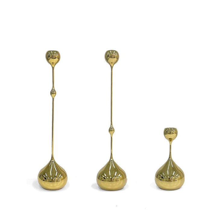 SERGIO 3 Piece Iron Candlestick Set