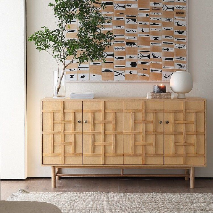 SERGION Modern Solid Wood Sideboard