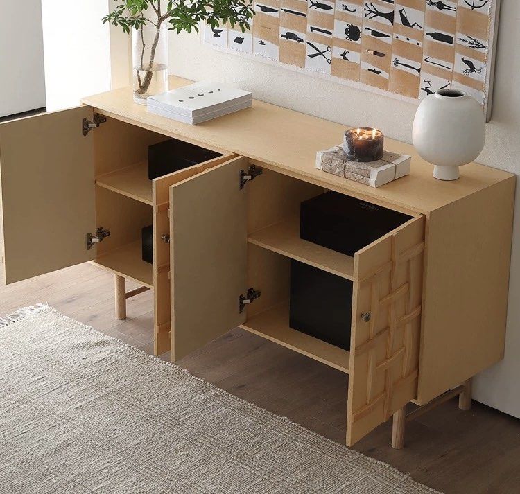 SERGION Modern Solid Wood Sideboard