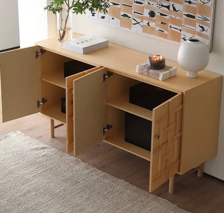 SERGION Modern Solid Wood Sideboard