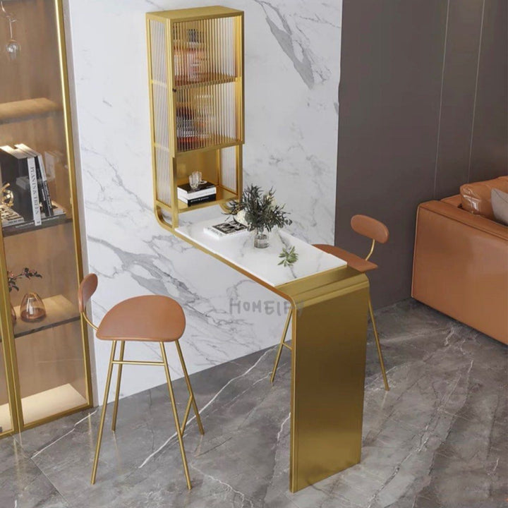 JAYDAN Modern Floating Bar Table