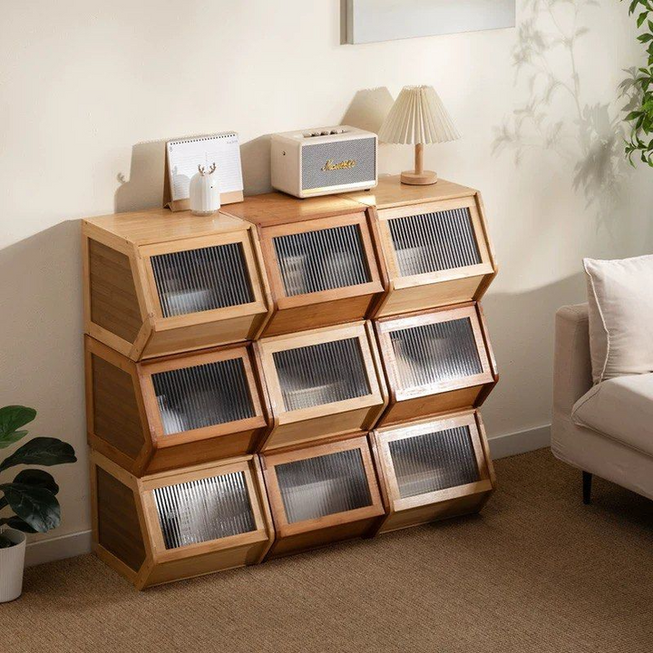 BASVE Modern Modular Storage Cabinet