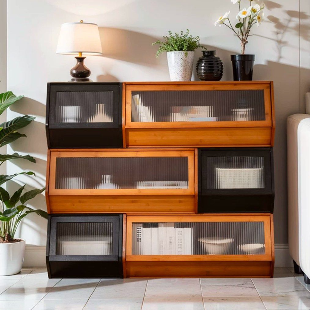BASVE Modern Modular Storage Cabinet
