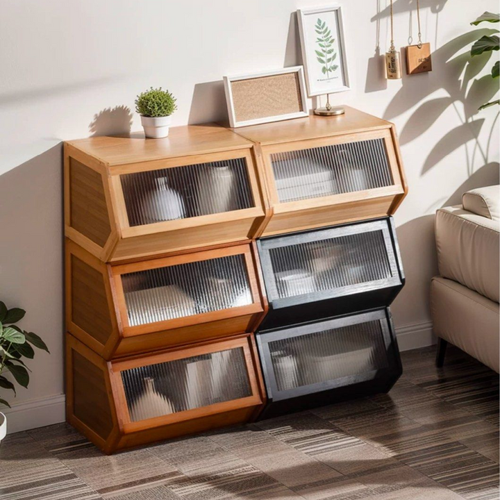 BASVE Modern Modular Storage Cabinet