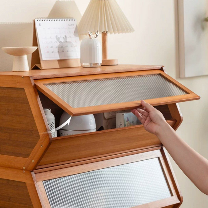 BASVE Modern Modular Storage Cabinet
