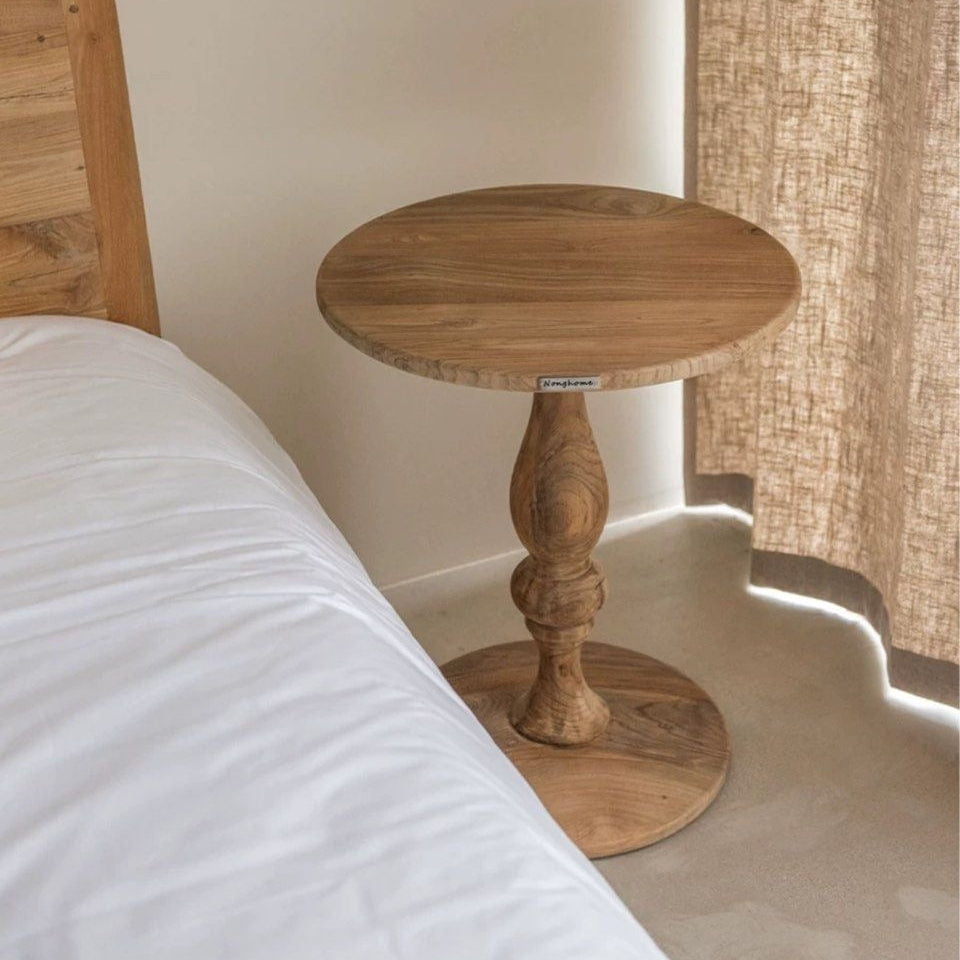 DOROTHY Mid-Century Solid Wood Side Table
