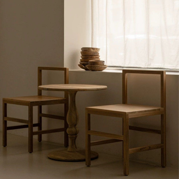 DOROTHY Mid-Century Solid Wood Side Table