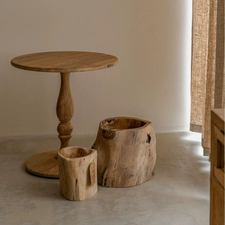 DOROTHY Mid-Century Solid Wood Side Table