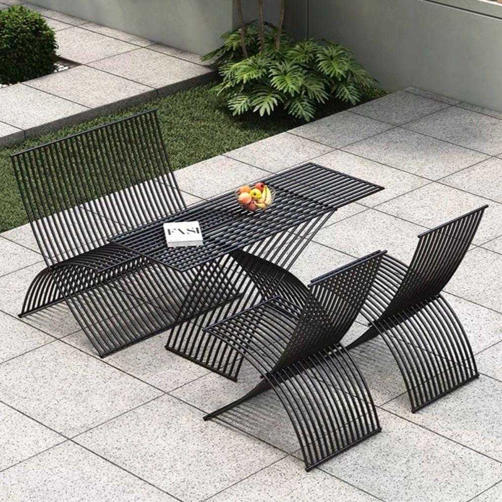 PRINE Modern Outdoor Table and Chair Set