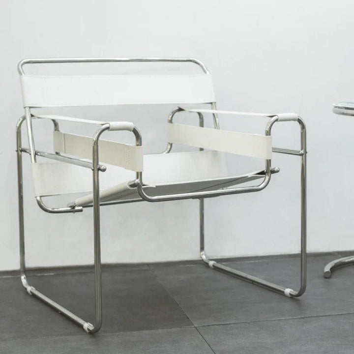 KIERAN Faux Leather Armchair