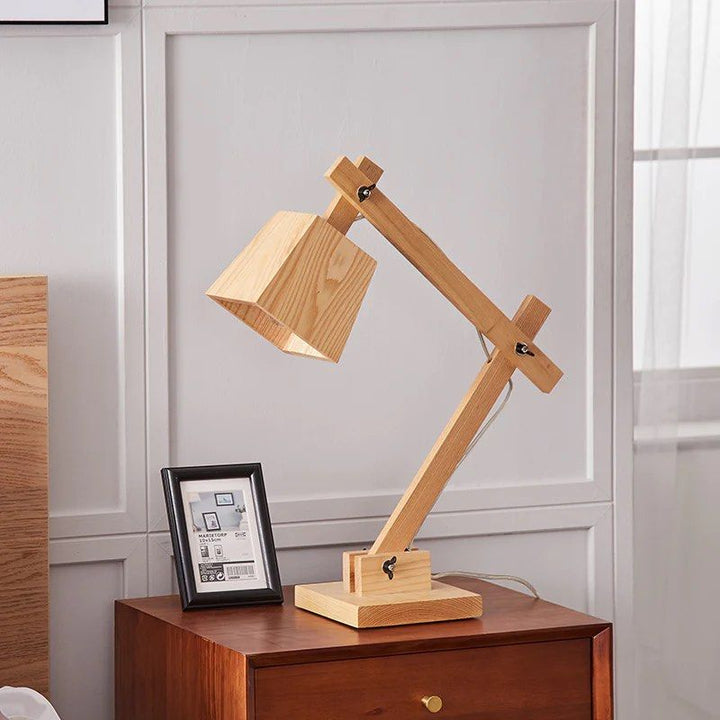 SINGH Solid Wood Table Lamp
