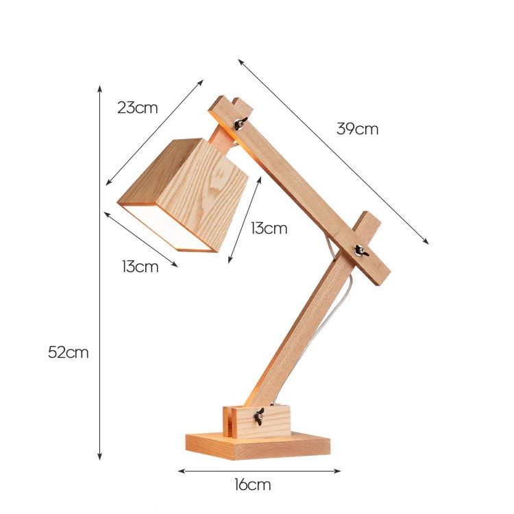 SINGH Solid Wood Table Lamp