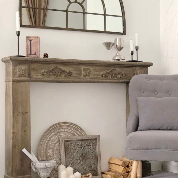 VSEVOLOD Antique Solid Wood Console Table