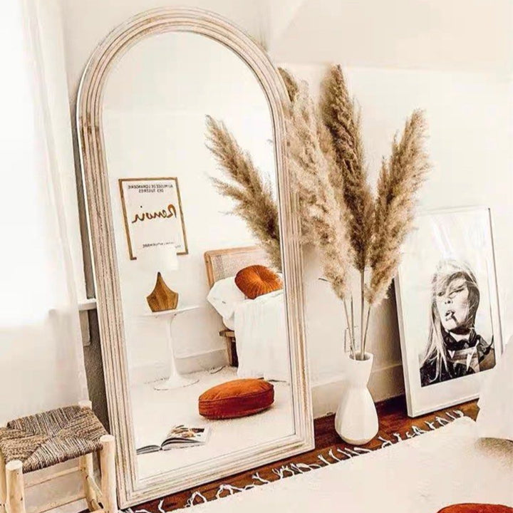 SIXTH Vintage Distressed Accent Standing Mirror - Radical Homes Singapore