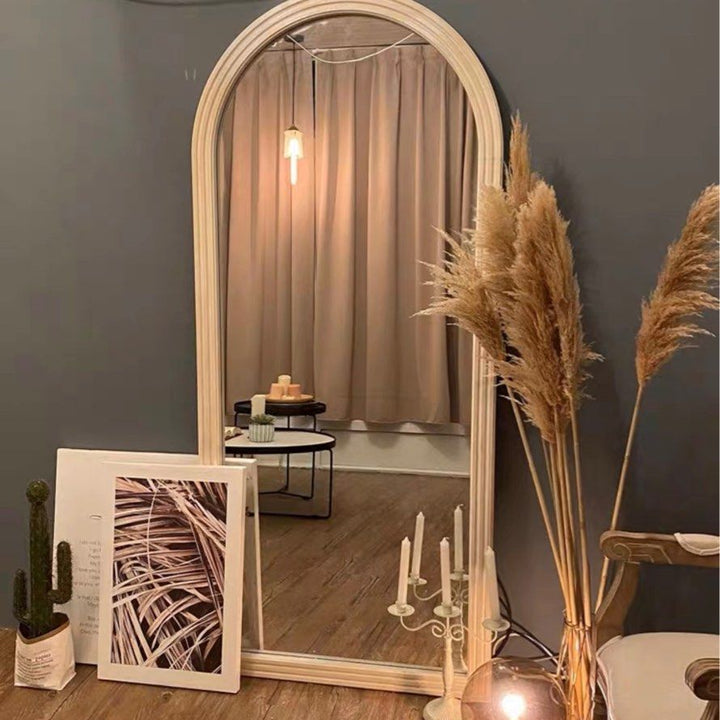 SIXTH Vintage Distressed Accent Standing Mirror - Radical Homes Singapore
