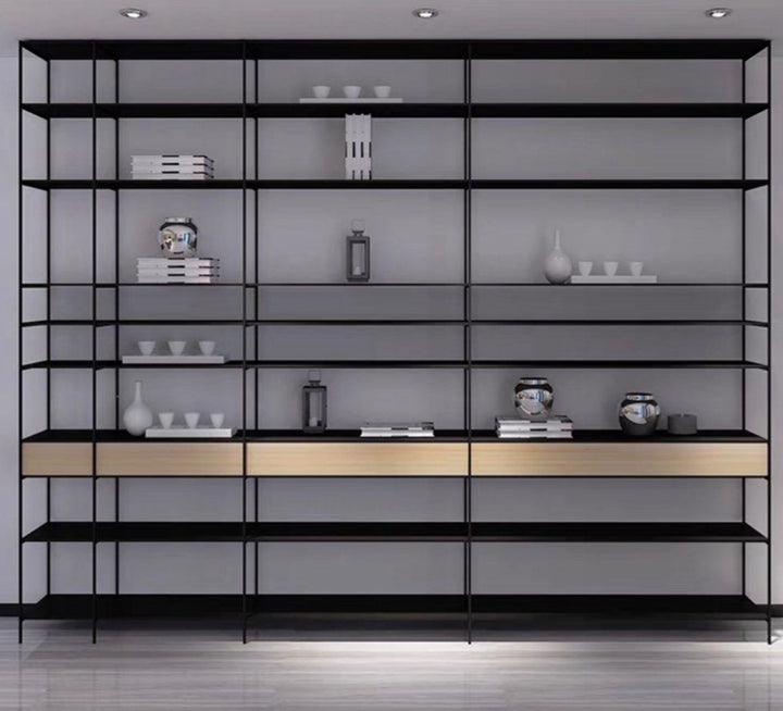 JUSARA Minimalist Wireframe Display Shelf