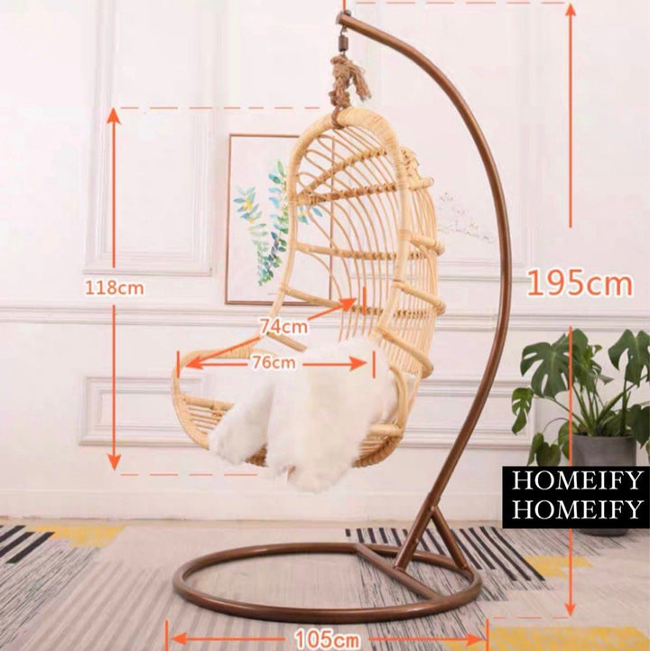 ALDREN Modern Outdoor Swing Chair