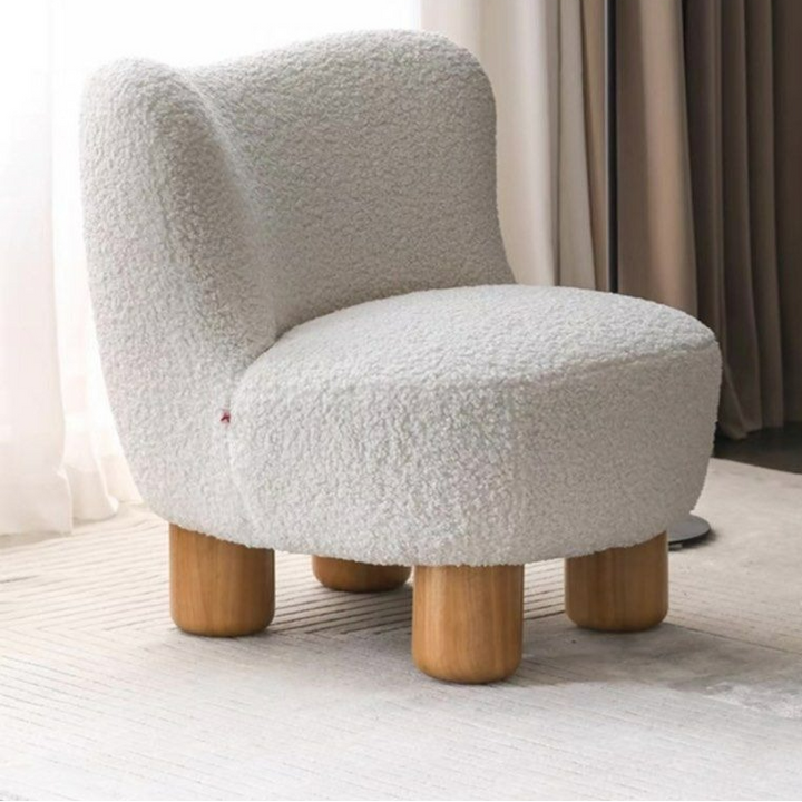 JULIA Japandi Boucle Lounge Chair