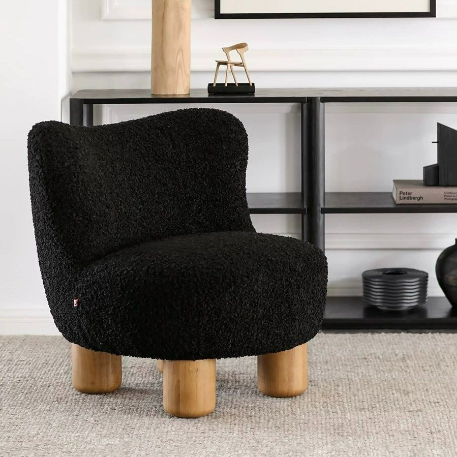 JULIA Japandi Boucle Lounge Chair