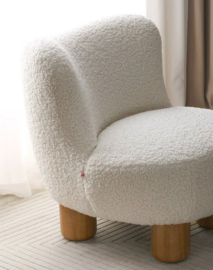JULIA Japandi Boucle Lounge Chair