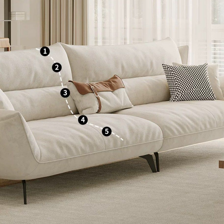 VALONNE Modern Scratch Proof Fabric Sofa