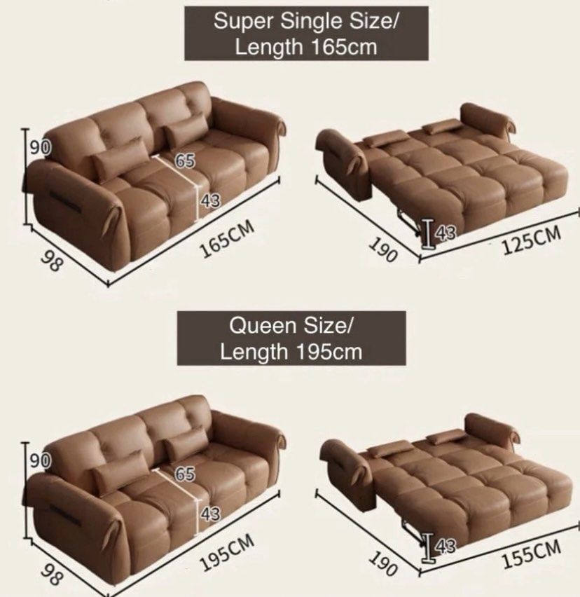 ELANTE Modern Electric Sofa Bed