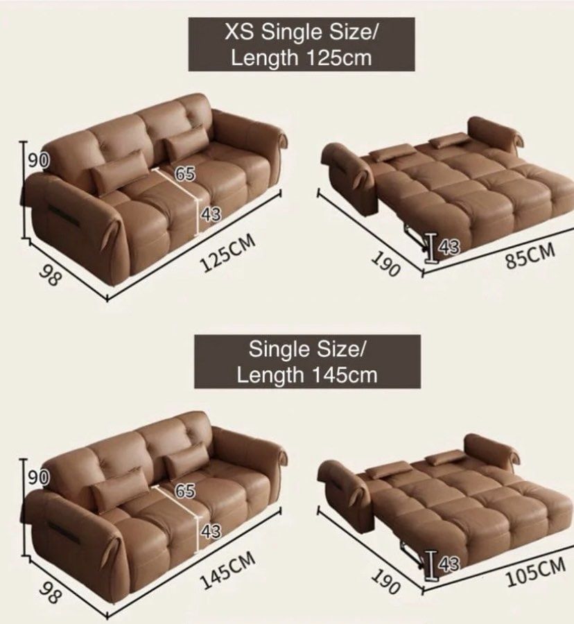 ELANTE Modern Electric Sofa Bed