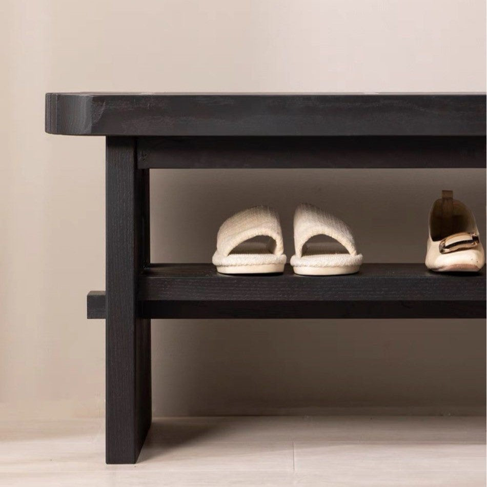 KALEAH Modern Solid Wood Bench