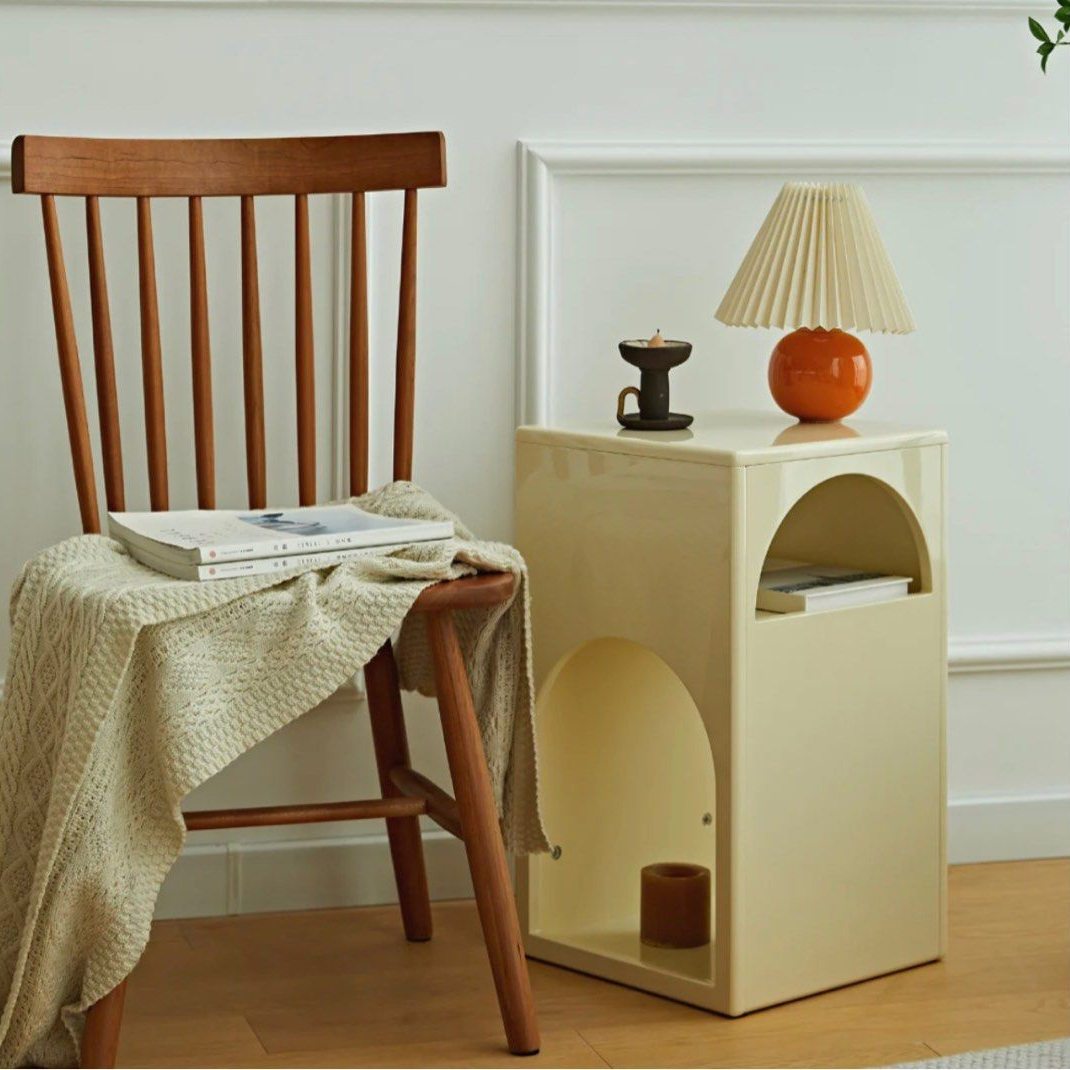 HWAN Minimalist Square Nightstand