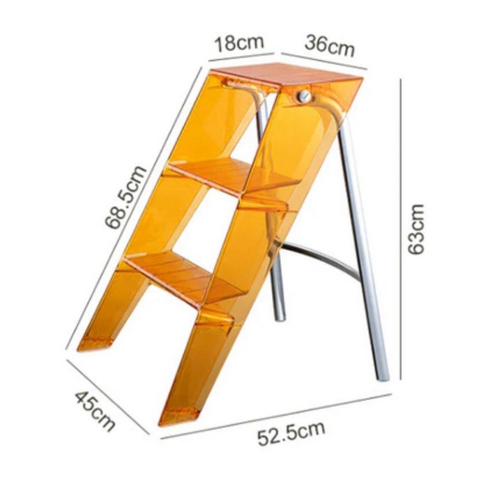VASILEV Acrylic Ladder Side Table